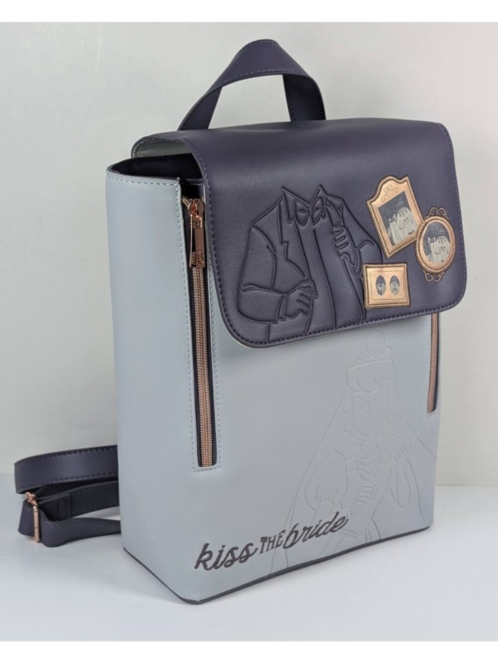 Disney Parks Haunted Mansion Kiss the Bride Bag Backpack Purse CLEAN Horror WDW